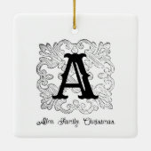 ヴィンテージモノグラムNo.1 セラミックオーナメント (裏面)