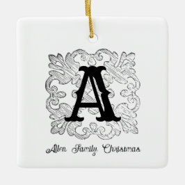 ヴィンテージモノグラムNo.1 セラミックオーナメント