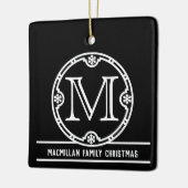 ヴィンテージモノグラムNo.2 セラミックオーナメント (左)