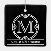 ヴィンテージモノグラムNo.2 セラミックオーナメント (裏面)