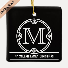 ヴィンテージモノグラムNo.2 セラミックオーナメント