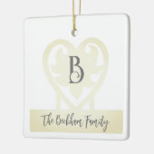 ヴィンテージモノグラムNo. 5 セラミックオーナメント (左)