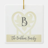 ヴィンテージモノグラムNo. 5 セラミックオーナメント (裏面)