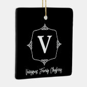 ヴィンテージモノグラムNo. 6 セラミックオーナメント (右)