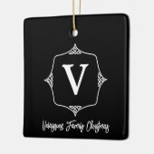 ヴィンテージモノグラムNo. 6 セラミックオーナメント (左)