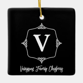 ヴィンテージモノグラムNo. 6 セラミックオーナメント