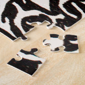 ヴィンテージモノグラムRアールヌーボー文字 ジグソーパズル (側面)