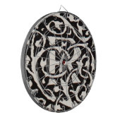 ヴィンテージモノグラムRアールヌーボー ダーツボード (正面左)