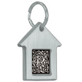 ヴィンテージモノグラムRアールヌーボー ペットネームタグ (正面左)