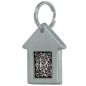 ヴィンテージモノグラムRアールヌーボー ペットネームタグ (正面右)