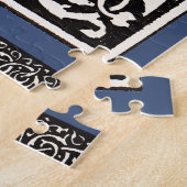 ヴィンテージモノグラムSアールヌーボー文字 ジグソーパズル (側面)