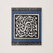 ヴィンテージモノグラムSアールヌーボー文字 ジグソーパズル (縦)