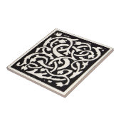 ヴィンテージモノグラムSアールヌーボー文字 タイル (側面)