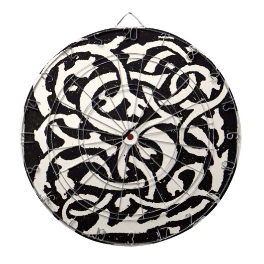 ヴィンテージモノグラムSアールヌーボー文字 ダーツボード (正面)