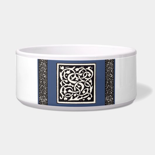 ヴィンテージモノグラムSアールヌーボー文字 ボウル (正面)