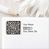 ヴィンテージモノグラムSアールヌーボー文字 ラベル (インサイチュ)