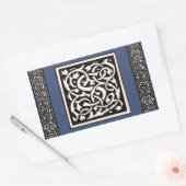 ヴィンテージモノグラムSアールヌーボー文字 長方形シール (封筒)