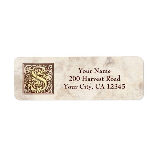 ヴィンテージモノグラムS ラベル (正面)