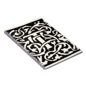 ヴィンテージモノグラムTアールヌーボーレター ノートブック (右側)