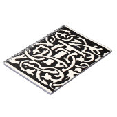 ヴィンテージモノグラムTアールヌーボーレター ノートブック (左側)