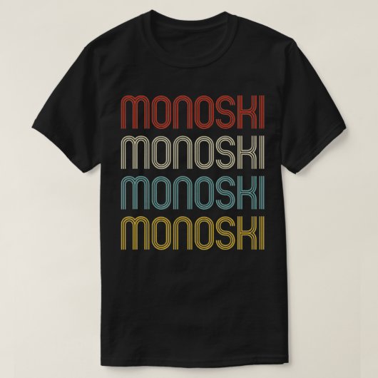 ヴィンテージモノスキー Tシャツ (デザイン正面)