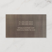 ヴィンテージモバイル公証人公共ゴールデンサインペン 名刺 (裏面)