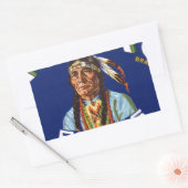 ヴィンテージモパックピアーズフルーツクレートラベル 長方形シール (封筒)