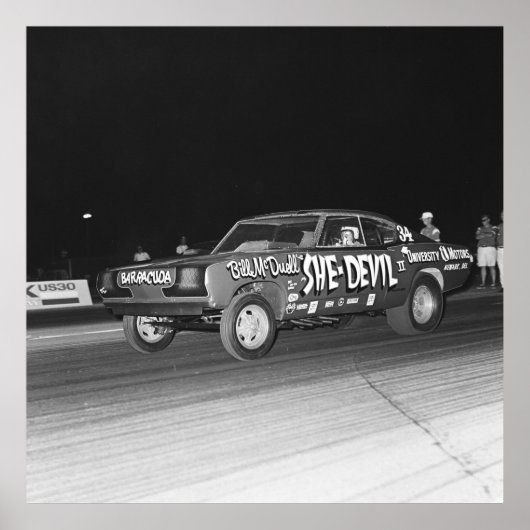 ヴィンテージモパードラッグ – クダ – シデビル ポスター (正面)