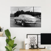 ヴィンテージモパードラッグ- Cuda - Mr 5 & 50 Poster ポスター (ホームオフィス)