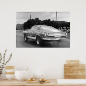 ヴィンテージモパードラッグ- Cuda - Mr 5 & 50 Poster ポスター (キッチン)