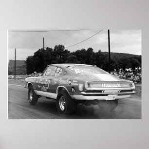 ヴィンテージモパードラッグ- Cuda - Mr 5 & 50 Poster ポスター