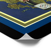 ヴィンテージモラントシャンパーニュAd 12 x 16 ポスター (角)