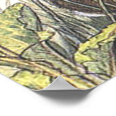 ヴィンテージモリーブレットアートウォーレンアンドラビット ポスター (角)