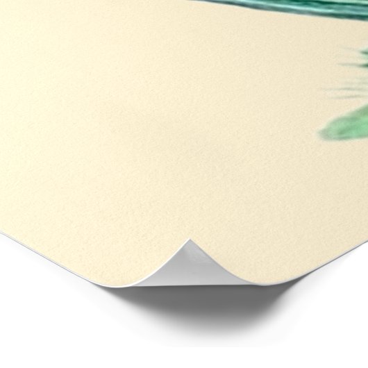 ヴィンテージモリーブレット自然マウスクロッカスビー ポスター (角)