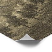 ヴィンテージモルガンタウンWVの地図(1897) ポスター (角)