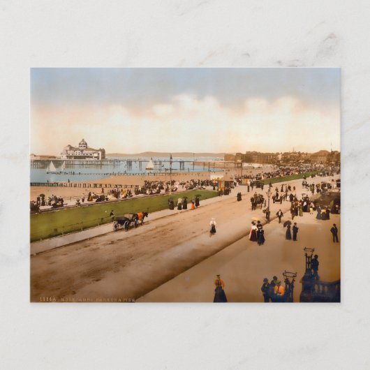 ヴィンテージモレカンベランカシアイングランド ポストカード (正面)