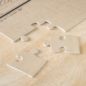 ヴィンテージモロッコの地図(1912年) ジグソーパズル (側面)