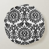 ヴィンテージモロッコパターン ラウンドクッション (裏面)