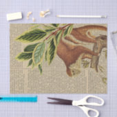 ヴィンテージモンキーコラージュ 薄葉紙 (クラフト)