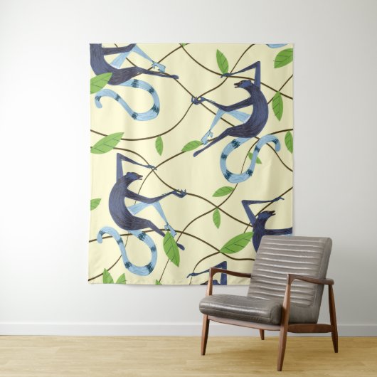 ヴィンテージモンキーマグネット タペストリー (インサイチュ)