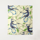 ヴィンテージモンキーマグネット タペストリー (正面)