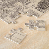 ヴィンテージモンゴメリの地図(1899) ジグソーパズル (側面)