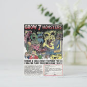 ヴィンテージモンスターズ通信販売の広告 ポストカード (スタンド正面)