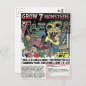 ヴィンテージモンスターズ通信販売の広告 ポストカード (正面/裏面)