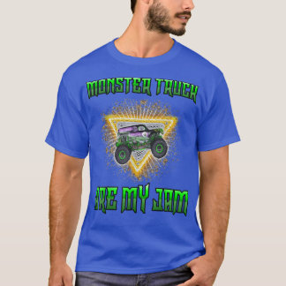 ヴィンテージモンスタートラックは私のジャム – トラック少年のバー Tシャツ