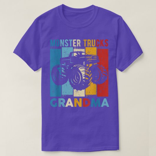 ヴィンテージモンスタートラックシャツモンスタートラックおばあちゃん Tシャツ (デザイン正面)