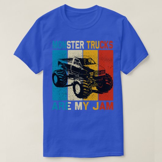 ヴィンテージモンスタートラックレトロスタイルモンスタートラックA Tシャツ (デザイン正面)