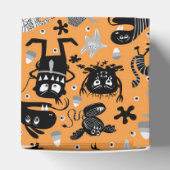 ヴィンテージモンスターハロウィーンのオレンジ フェイバーボックス (上部)