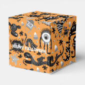 ヴィンテージモンスターハロウィーンのオレンジ フェイバーボックス (裏面サイド)