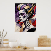 ヴィンテージモンスターブライド ポスター (キッチン)